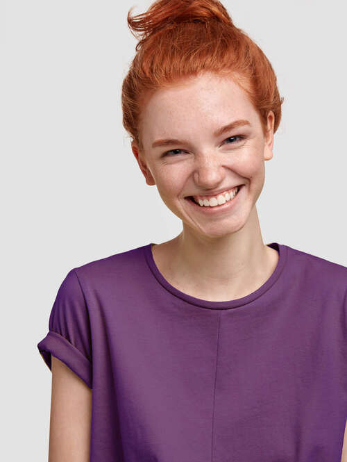 Flounced V-neck Bodysuit with Missed Data for Accordion  large