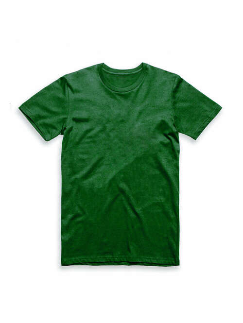Ribbed Cotton T-shirt with 4 Variation Groups (Green)  large