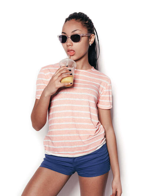 Cotton T-shirt with 5 Color Variation  large