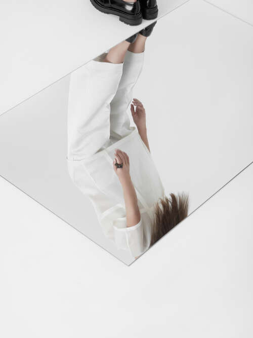 See-Through White Shirt  large