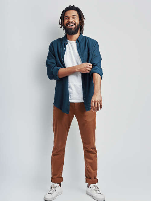 Regular Brown Jeans  large