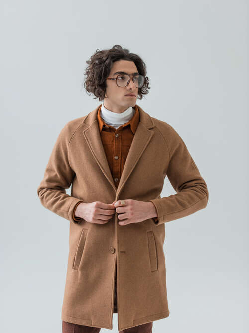 Wool Brown Jacket  large