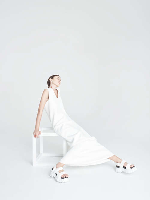 Straight White Dress  large