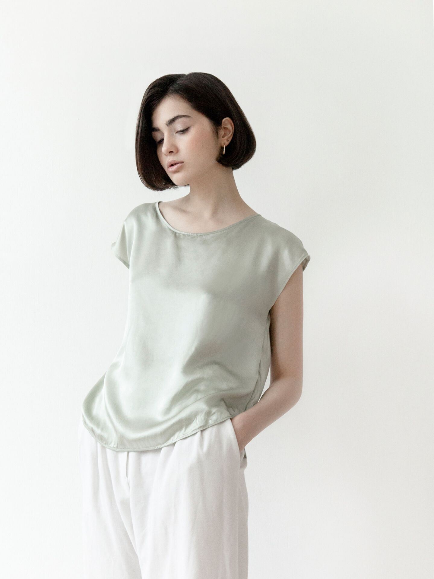 Short Sleeve Blouse  large